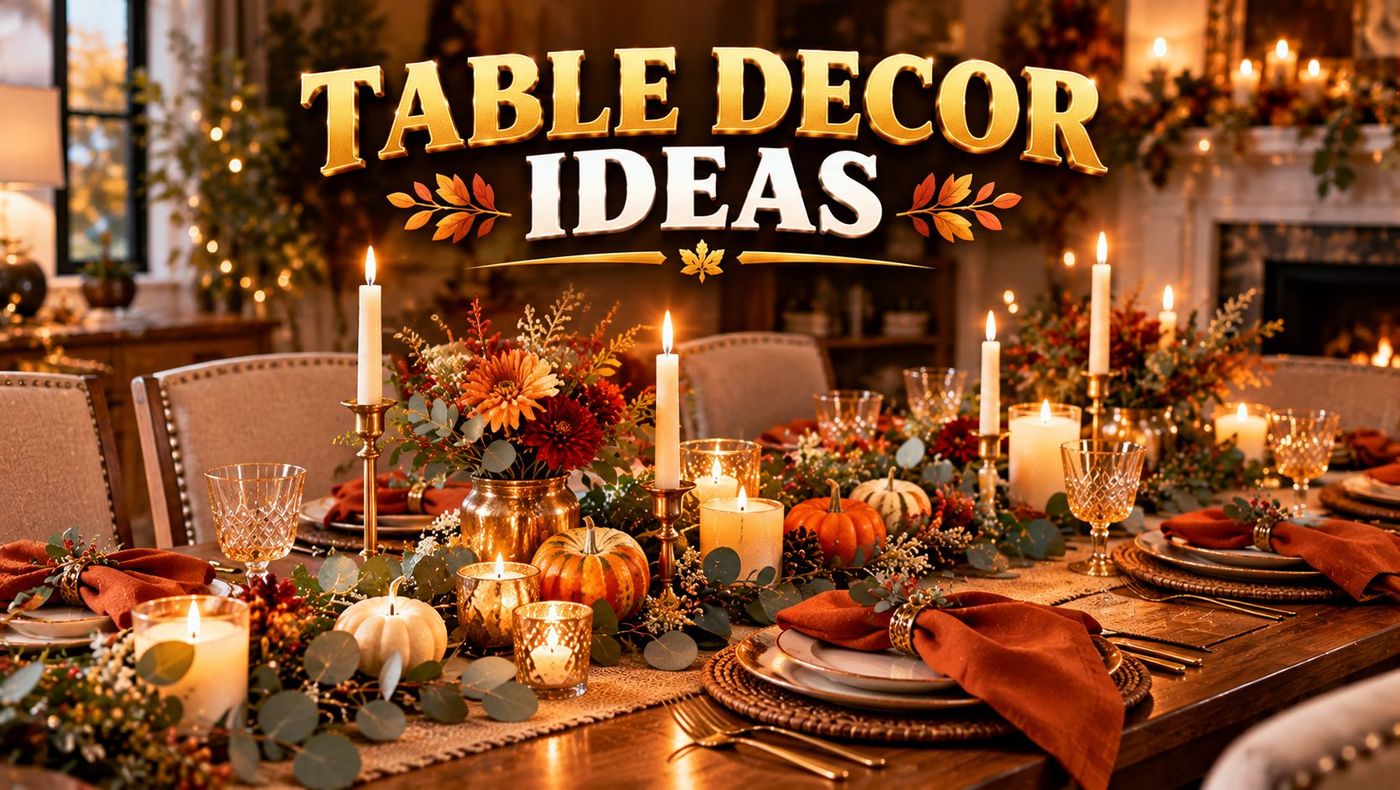 Thanksgiving Table Decor 2026: Centerpiece & Setting Ideas