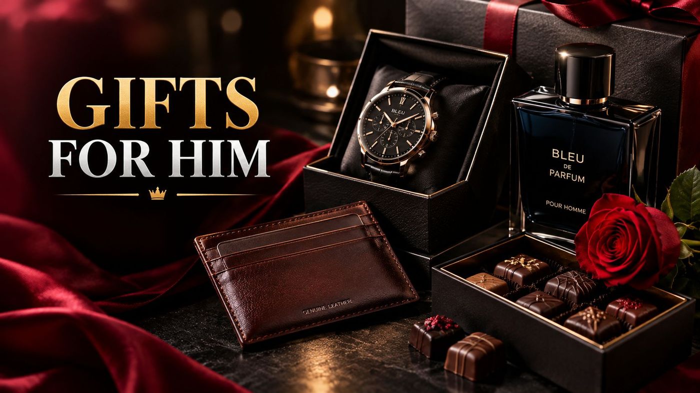 Valentine's gifts for him 2027 with romantic presents for men