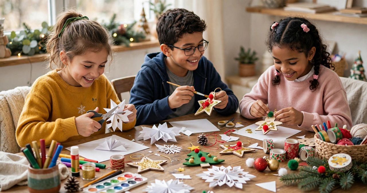 Christmas Crafts & Activities for Kids: Easy DIY Fun at Home