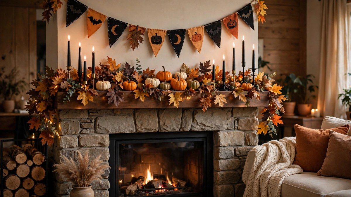 Halloween Mantel Decoration Ideas 2026: Fireplace Focal Points