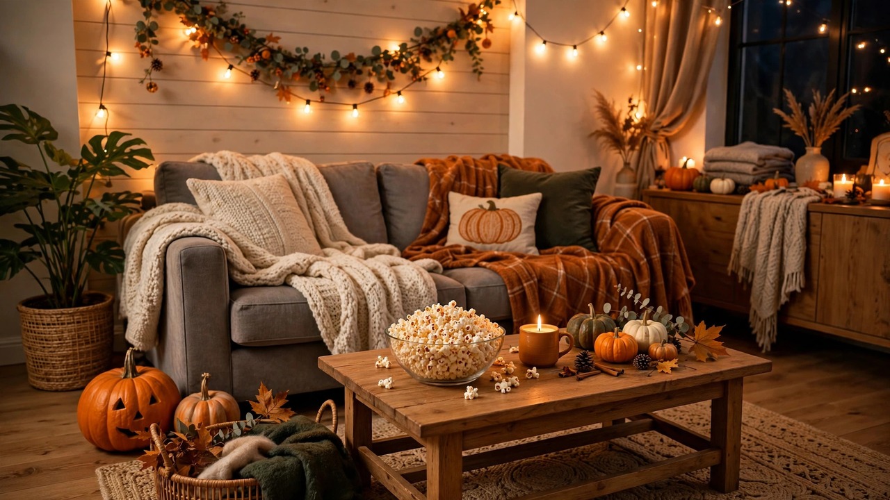 Halloween Movie Night Planning