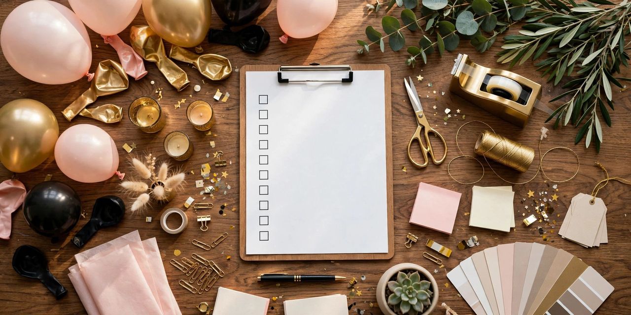 How to Plan a Party: Step by Step Checklist & Timeline